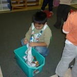 The paper after its been soaked in water