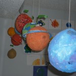 Our finished 3D solar system