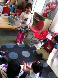 Leanrning and talking about the butterfly life cycle